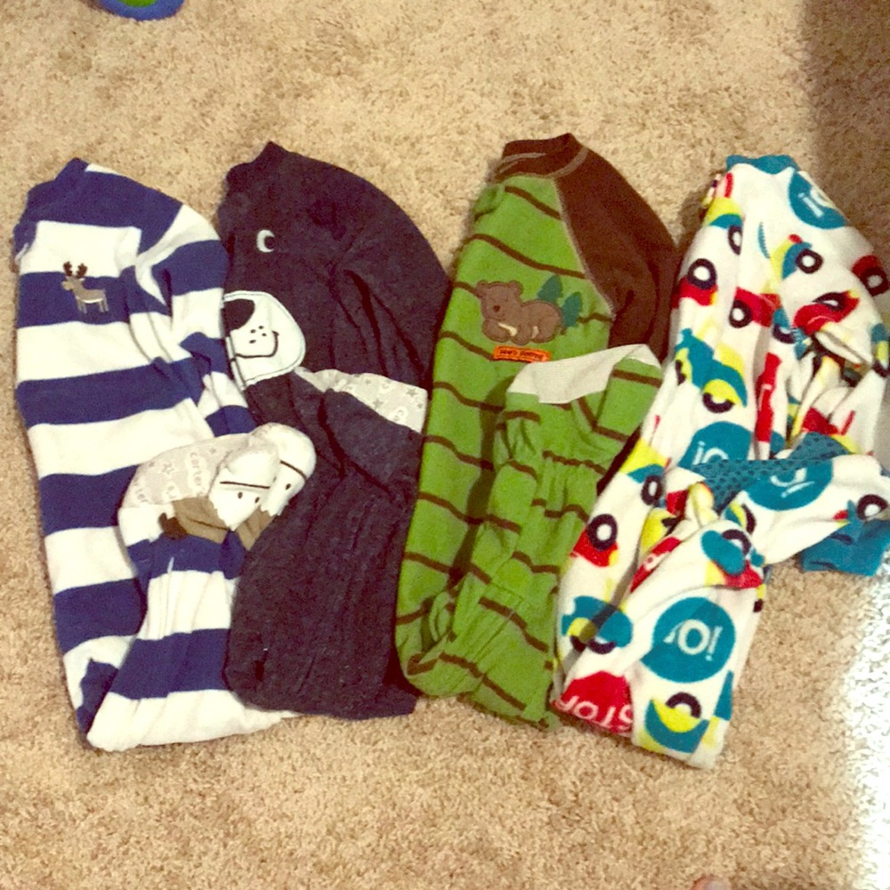 4 footie pajamas